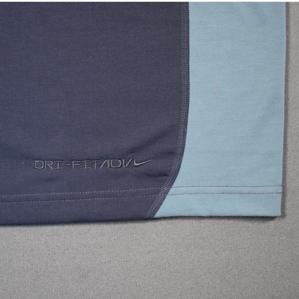 Nike ACG Goat Rocks Color Block Dri-FIT ADV Baseball Tee X-Large Blue Two Tone - Picture 5 of 8